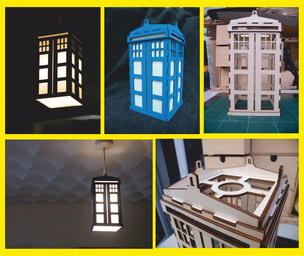 Wooden Lamp Laser Cutting CNC File Free - Dezin