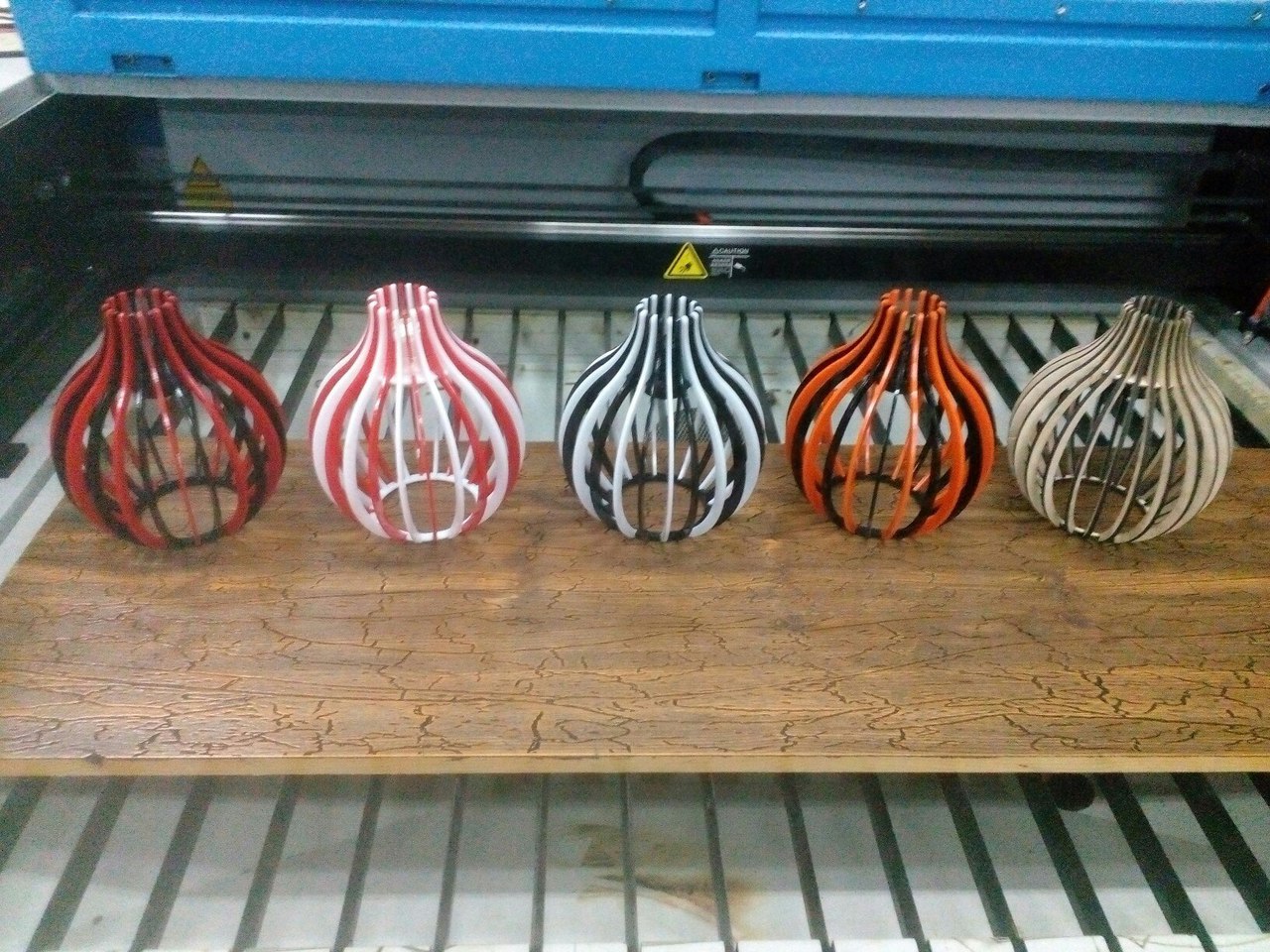Laser Cut Pear Lamp CDR File - Dezin