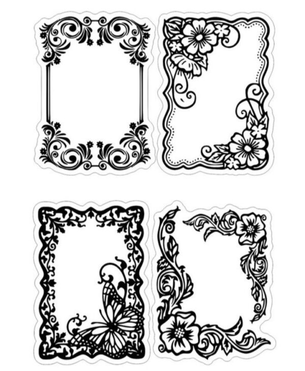 Baroque Frames Set Vector File Free Dezin Info