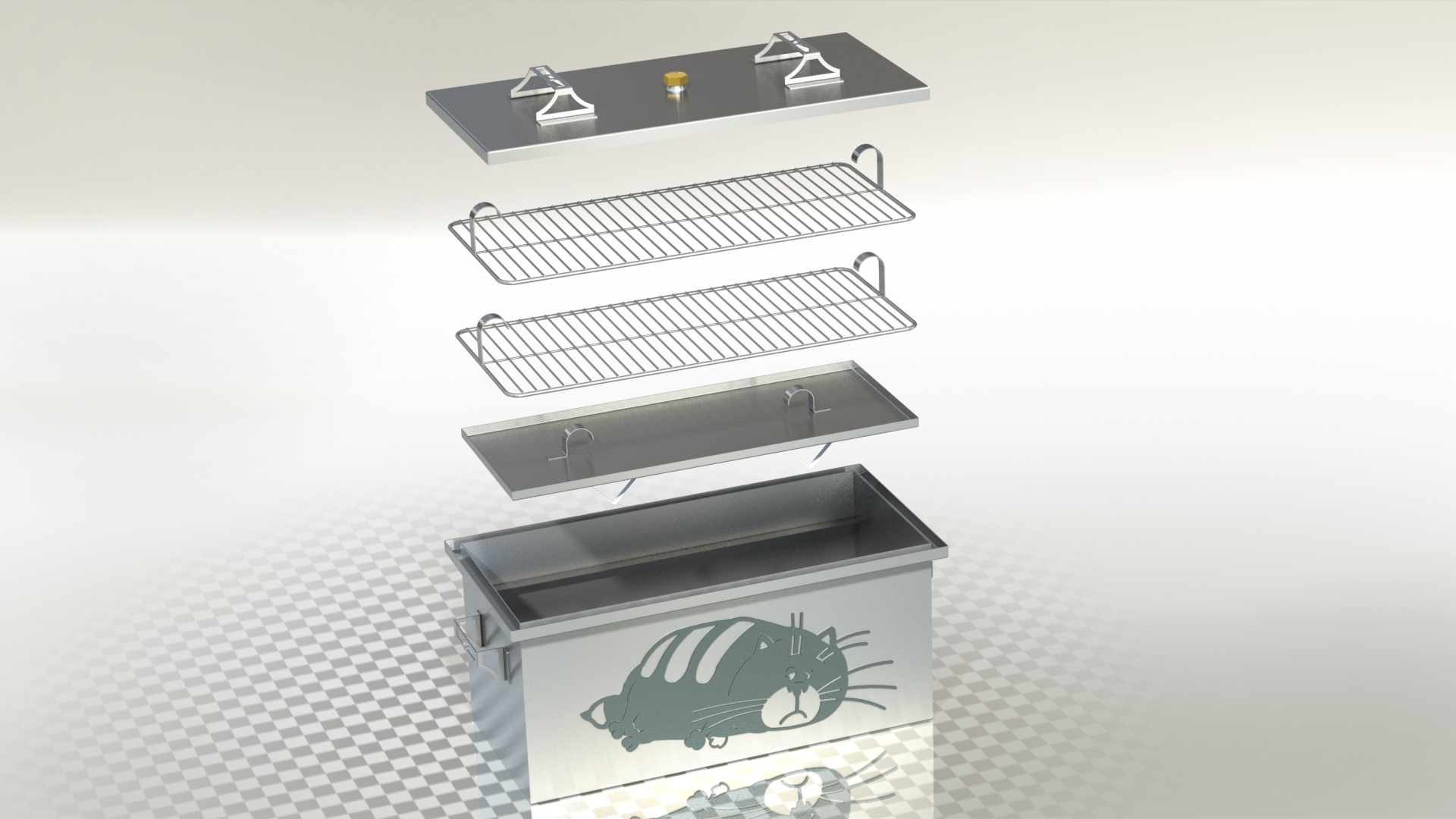 smokehouse SLDPRT Format - Dezin
