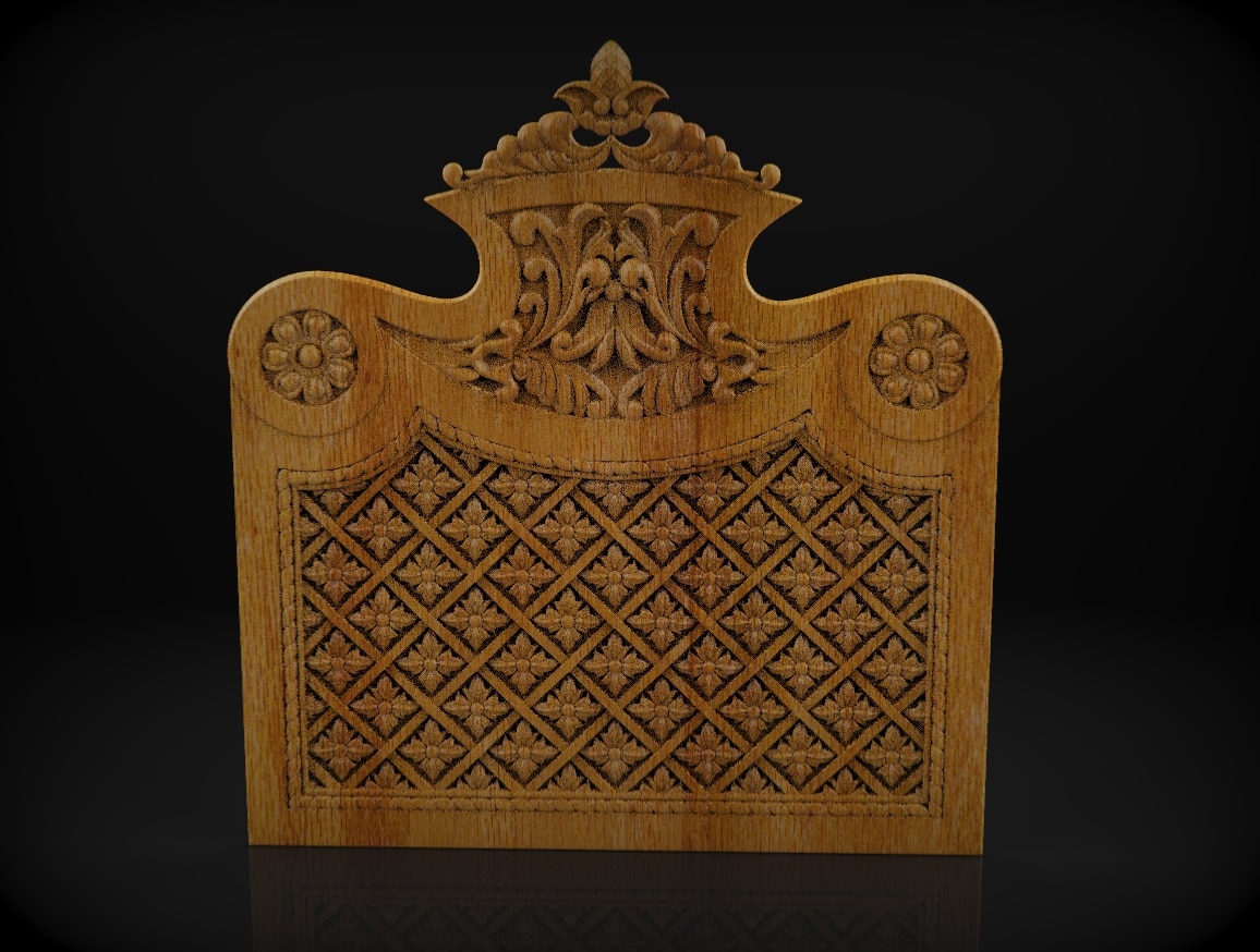 Decorative Overlays, 3D STL Models for CNC Router, Relief Woodworking 2 - Dezin