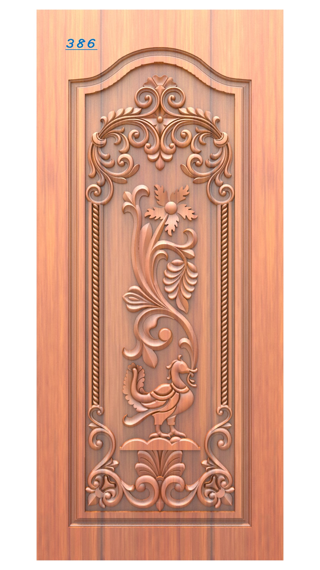 Laser Cut Door Relief Design 386 - Dezin