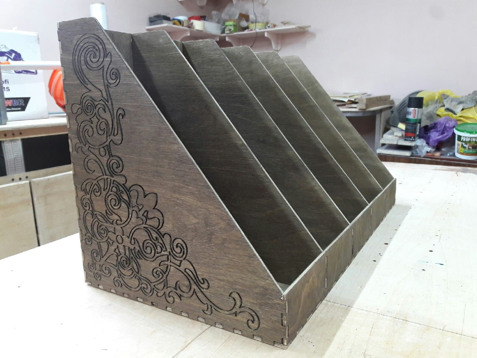 Laser Cut Organizer for paper DXF File - Dezin