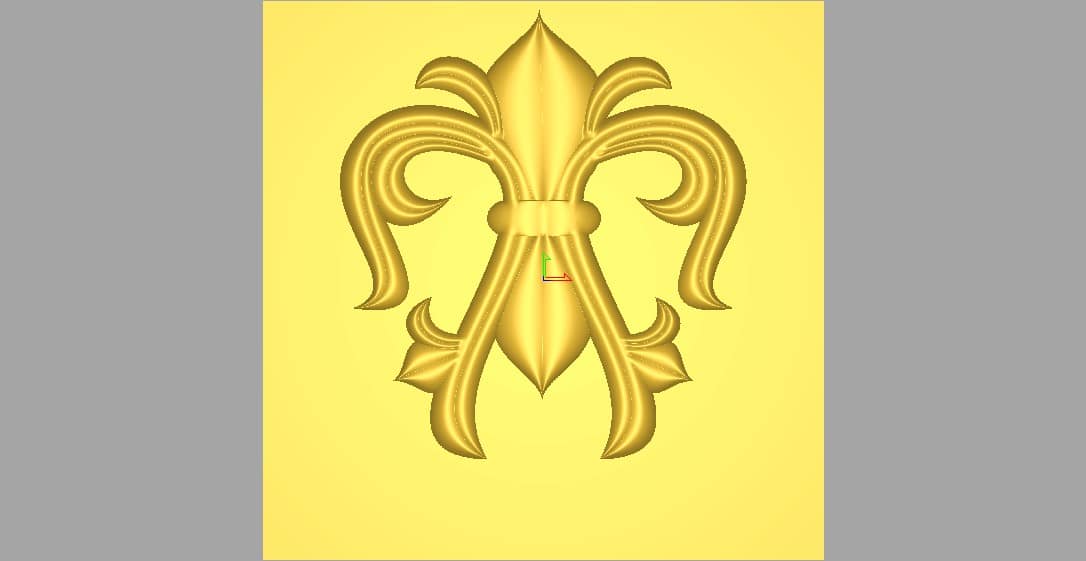 Decorative Pattern Design 3d Model for CNC Wood Carving 63 - Dezin
