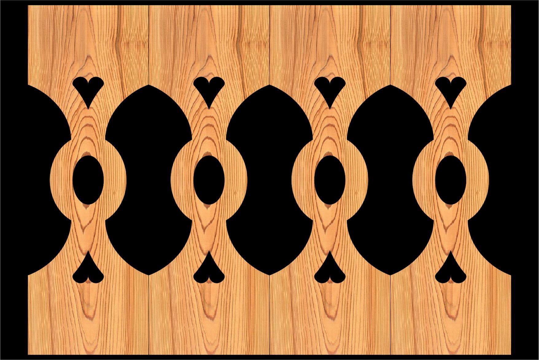 Decorative Baluster Railing 04 Pattern PDF File - Dezin Decorative Baluster Railing 04 Pattern PDF File