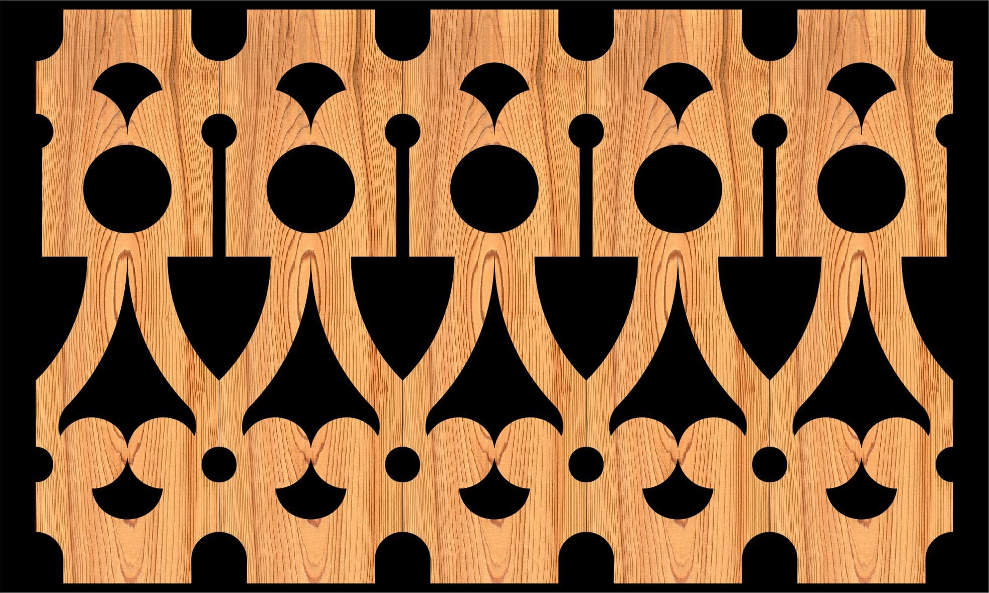 Decorative Baluster Railing 09 Pattern PDF File - Dezin Decorative Baluster Railing 09 Pattern PDF File