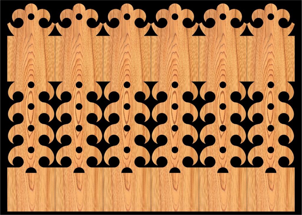 Decorative Baluster Railing 25 Pattern PDF File