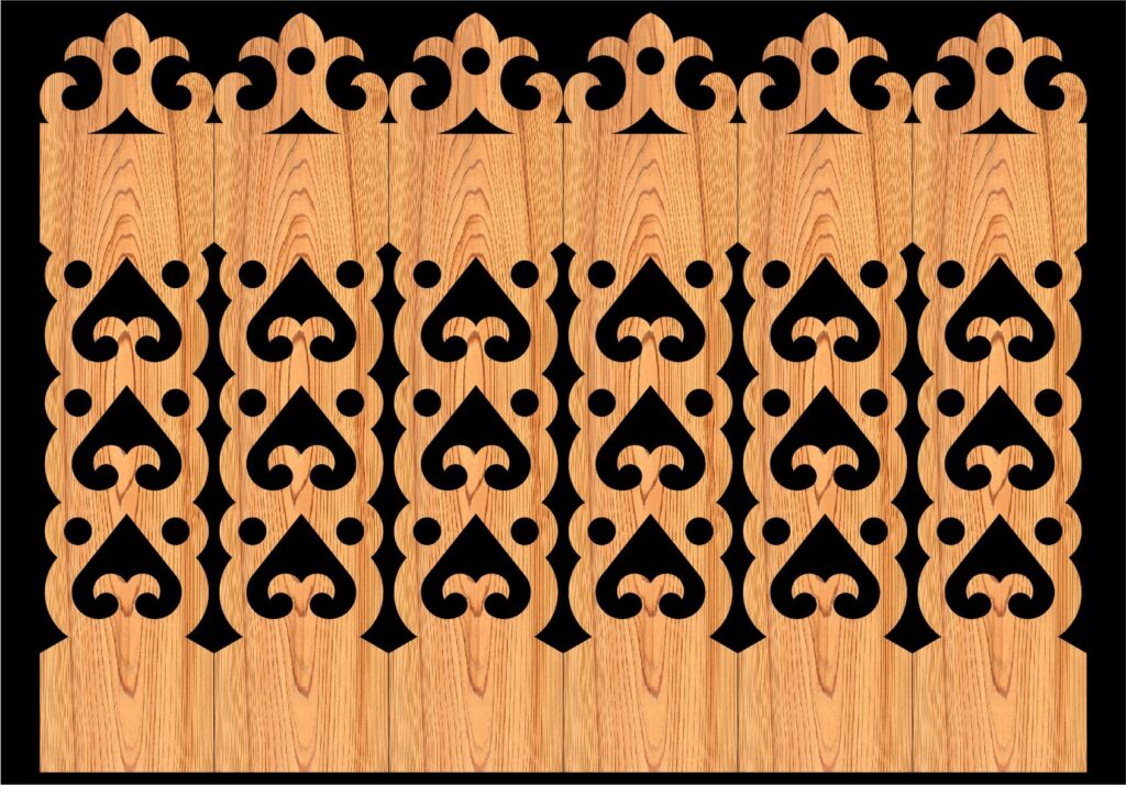 Decorative Baluster Railing 27 Pattern PDF File