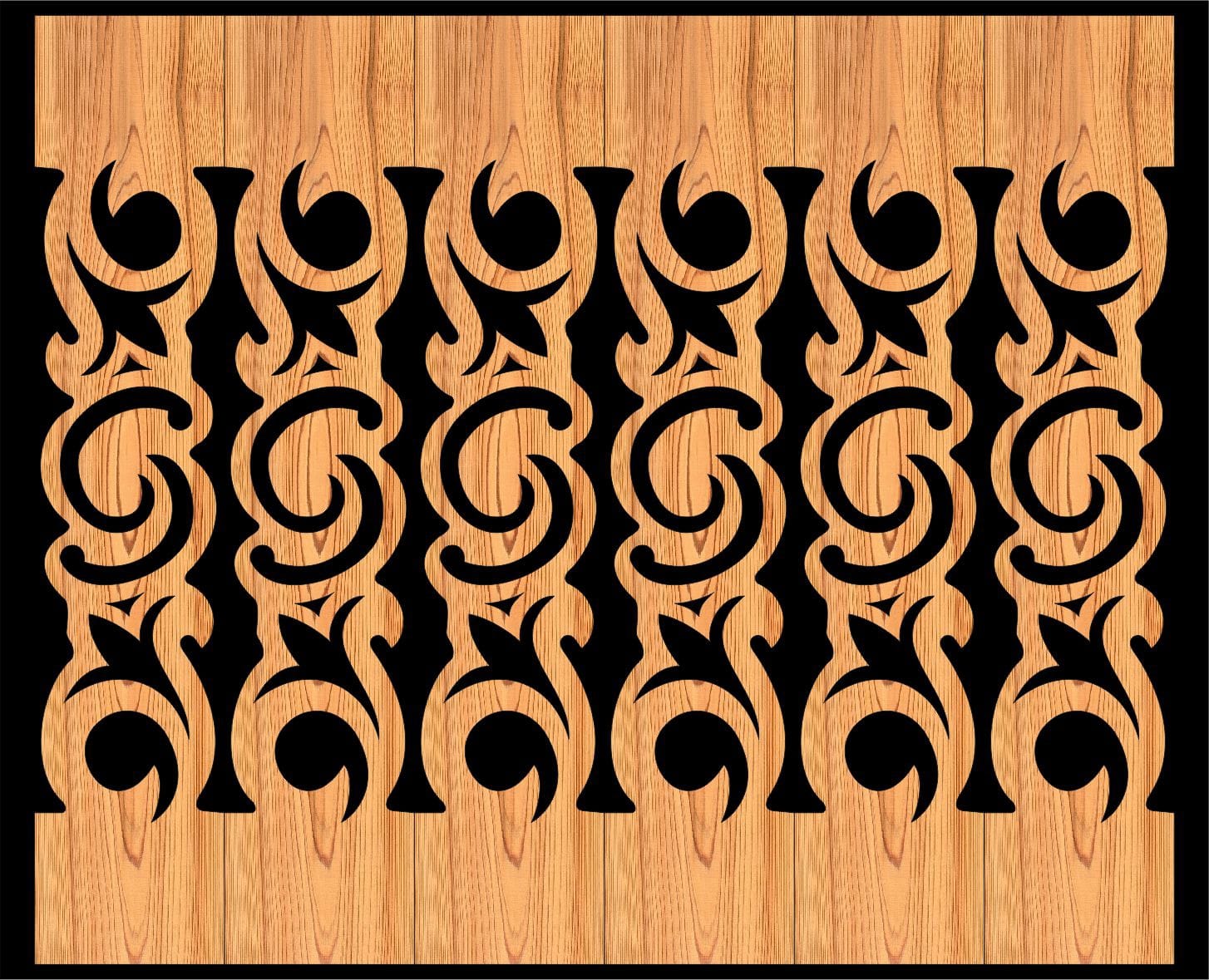 Decorative Baluster Railing 36 Pattern PDF File - Dezin Decorative Baluster Railing 36 Pattern PDF File