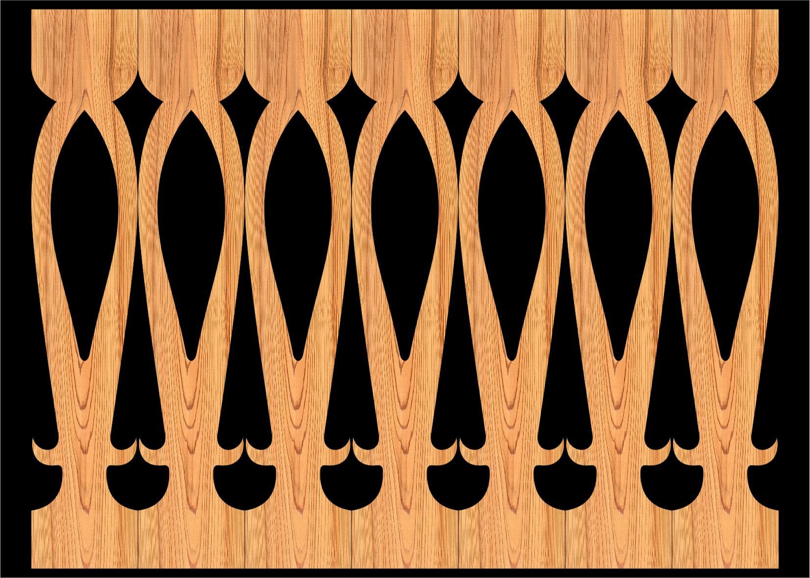 Decorative Baluster Railing 37 Pattern PDF File - Dezin Decorative Baluster Railing 37 Pattern PDF File