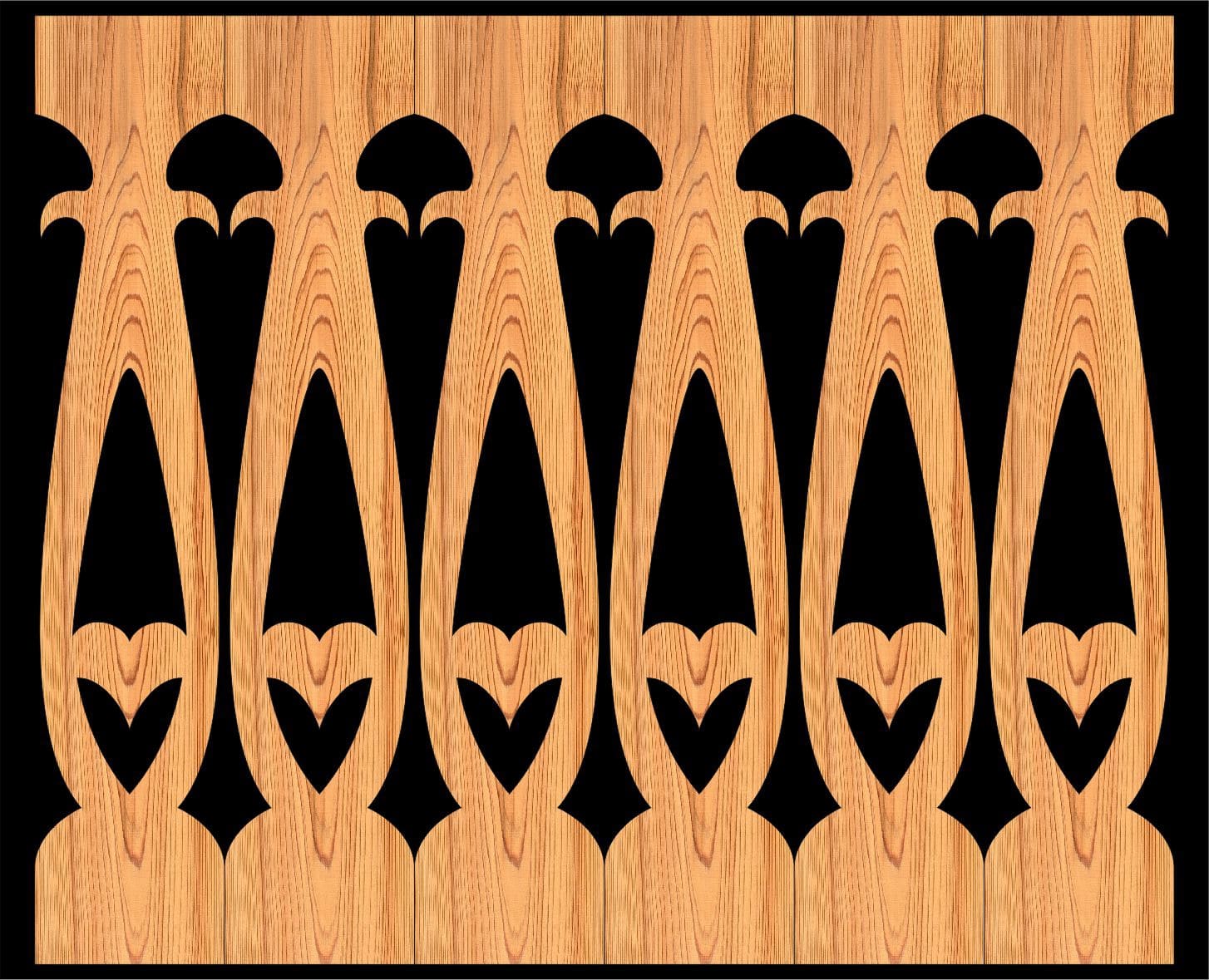 Decorative Baluster Railing 39 Pattern PDF File - Dezin Decorative Baluster Railing 39 Pattern PDF File
