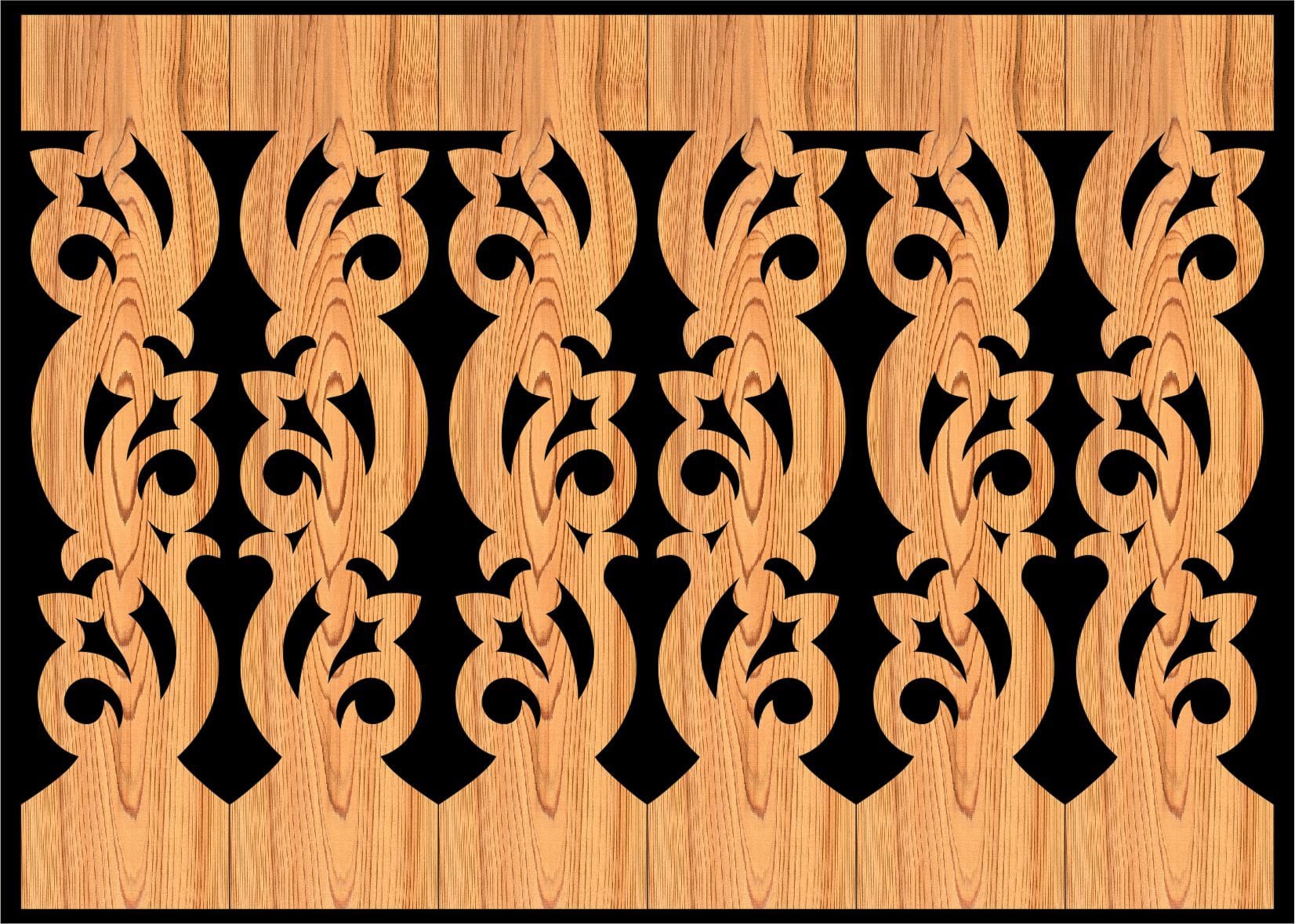 Decorative Baluster Railing 43 Pattern PDF File - Dezin Decorative Baluster Railing 43 Pattern PDF File