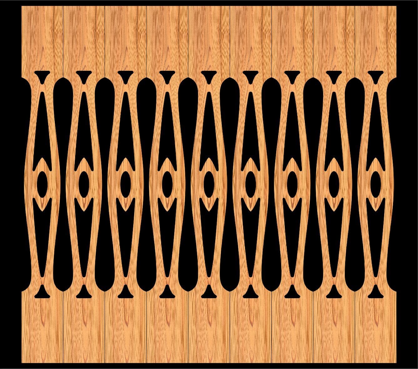 Decorative Baluster Railing 46 Pattern PDF File - Dezin Decorative Baluster Railing 46 Pattern PDF File
