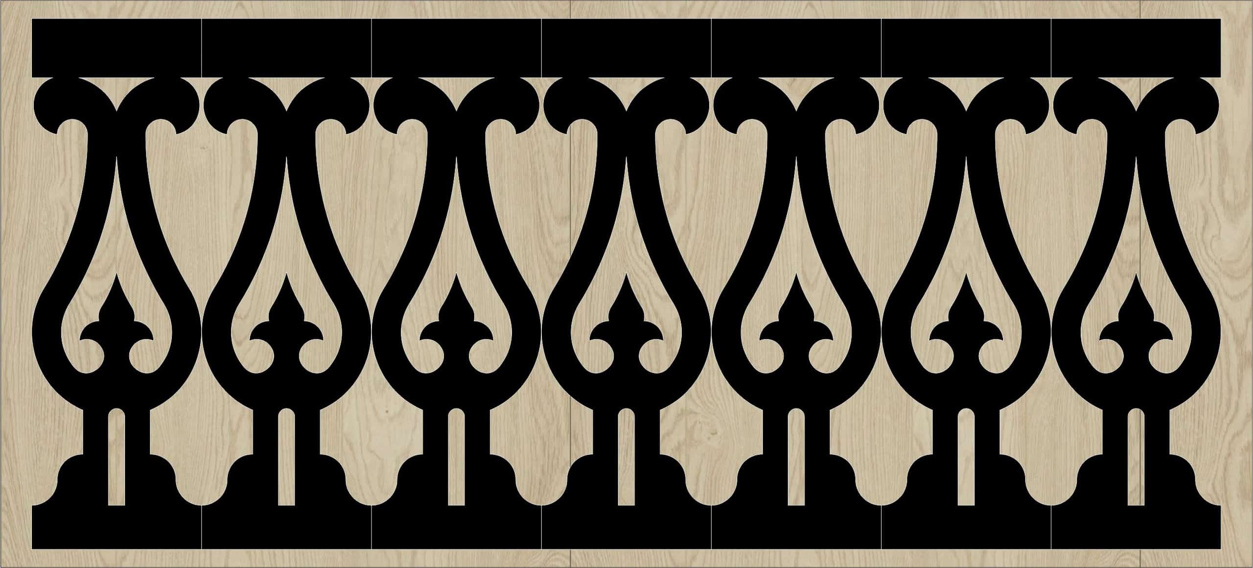 Decorative Baluster Railing 56 Pattern PDF File - Dezin Decorative Baluster Railing 56 Pattern PDF File