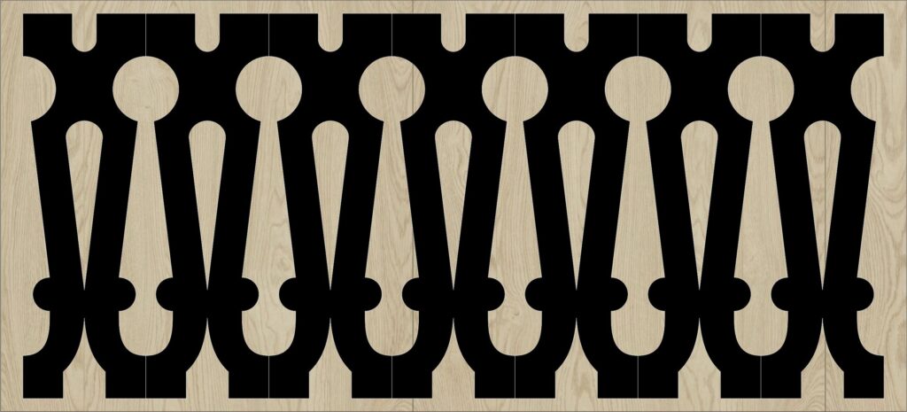 Decorative Baluster Railing 60 Pattern PDF File