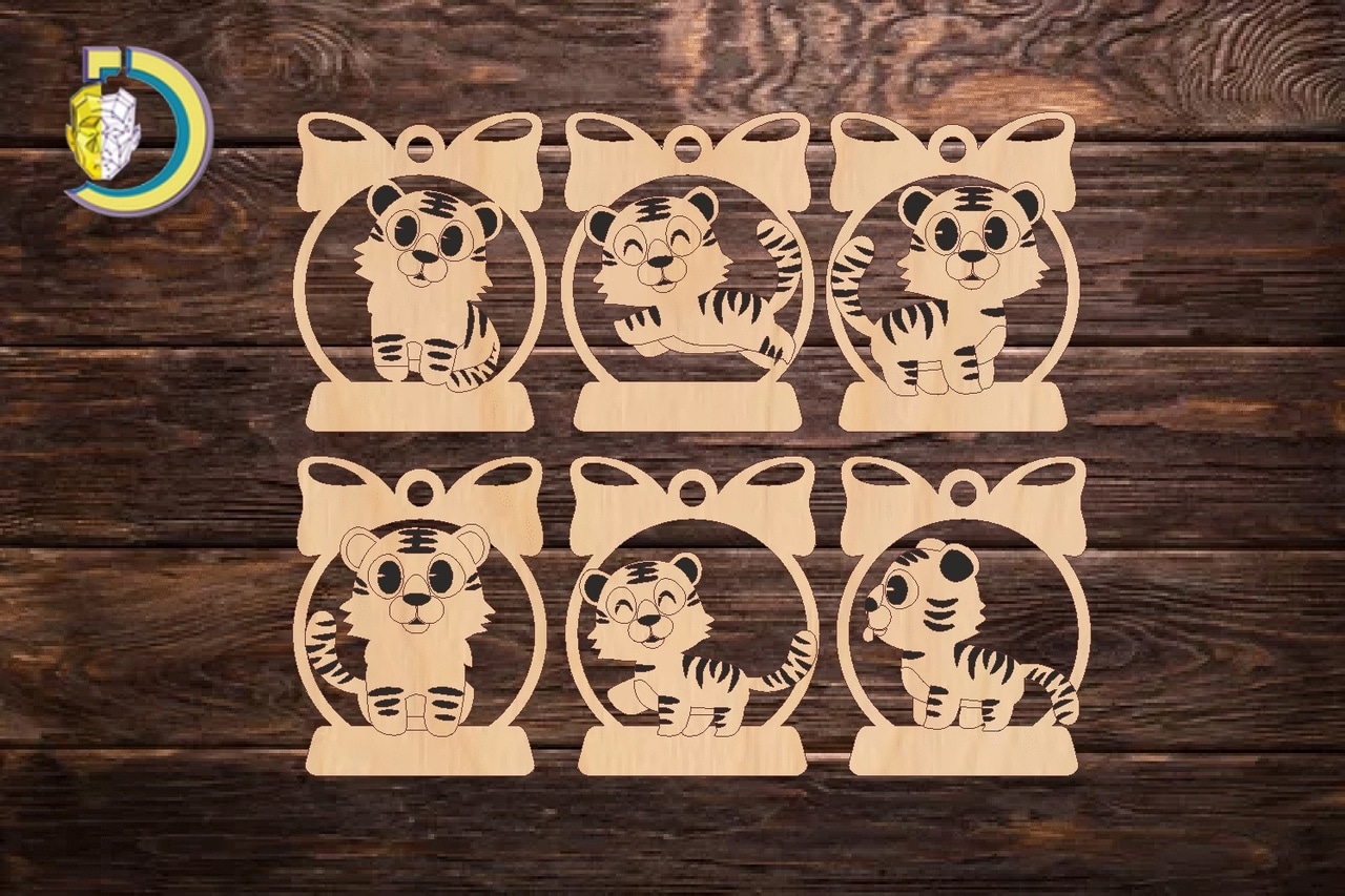 Laser Cut Symbol of the Year Tiger Free Vector - Dezin