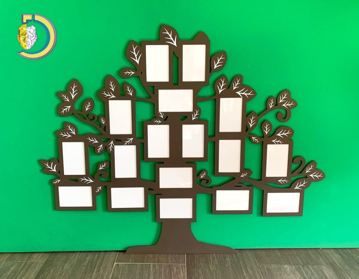 Laser Cut Tree Photo Frame Free Vector - Dezin Laser Cut Tree Photo Frame Free Vector