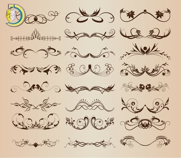 Vintage Ornament Decorative Design Elements Vector