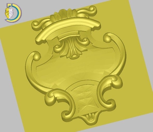 Wood Carving Pattern 89 STL Free Download 3D Model