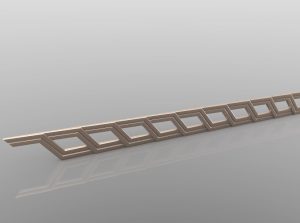 Baguettes, moldings 3D relief model STL FILE FREE 12 Baguettes, moldings 3D relief model STL FILE FREE 12