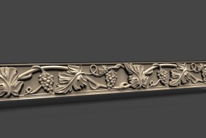 Baguettes, moldings 3D relief model STL FILE FREE 31 Baguettes, moldings 3D relief model STL FILE FREE 31