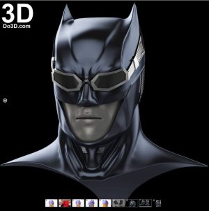 Batman Justice League Helmet with Goggles Tactical Cowl Batman Justice League Helmet with Goggles Tactical Cowl