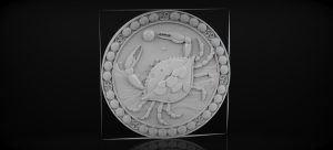 Cancer, Zodiac signs, Wood carving, Zodiac signs stl, 3D STL for CNC Router Cancer, Zodiac signs, Wood carving, Zodiac signs stl, 3D STL for CNC Router