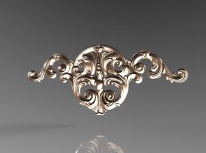Decor Element 3D relief model STL FILE FREE 43