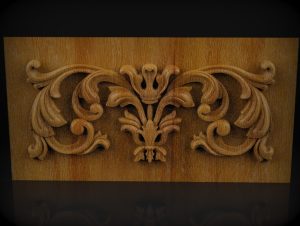 Decorative Floral Overlays, Decorative Wooden Onlays, Relief Woodworking, CNC Wood Carving Design, 3D STL for CNC Router Decorative Floral Overlays, Decorative Wooden Onlays, Relief Woodworking, CNC Wood Carving Design, 3D STL for CNC Router