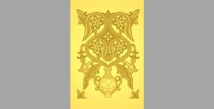 Decorative Pattern Design 3d Model for CNC Wood Carving 41 Decorative Pattern Design 3d Model for CNC Wood Carving 41