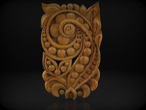 Decorative Wood Overlays, Relief Woodworking, CNC Wood Carving Design, 3D STL for CNC Router 2 Decorative Wood Overlays, Relief Woodworking, CNC Wood Carving Design, 3D STL for CNC Router 2