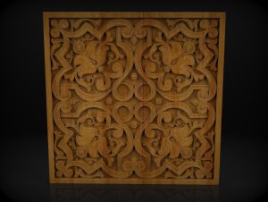 Decorative Wooden Overlay, Relief Woodworking, CNC Wood Carving, 3D STL for CNC Router Decorative Wooden Overlay, Relief Woodworking, CNC Wood Carving, 3D STL for CNC Router