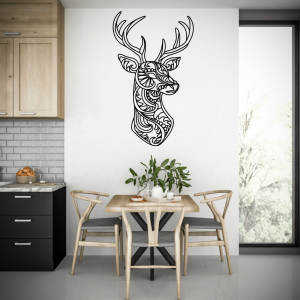 Deer Floral Wall Decor Free Vector Deer Floral Wall Decor Free Vector