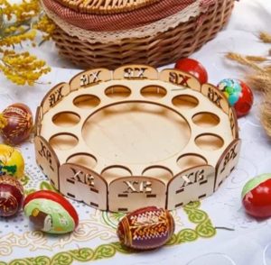 Easter Egg Stand Laser Cutting Template 4mm CDR File Easter Egg Stand Laser Cutting Template 4mm CDR File