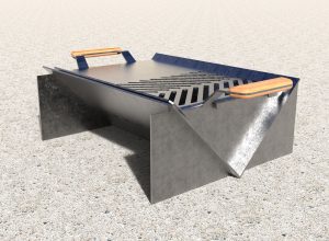 Fire Pit 3 Grill Drawing