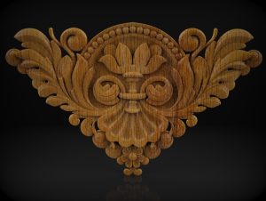 Floral Decorative Overlays, 3D STL Models for CNC Router, Relief Woodworking Floral Decorative Overlays, 3D STL Models for CNC Router, Relief Woodworking