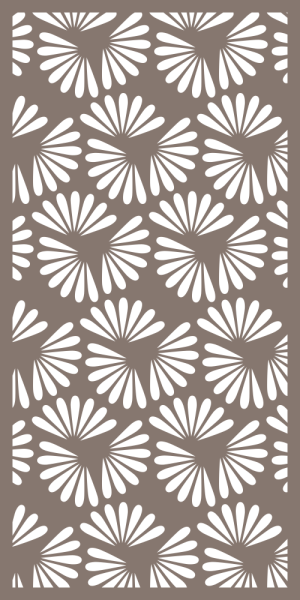 Indoor Privacy Screen Pattern Vector CDR File