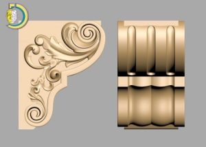 Interior Decor Capital 08 Wood Carving Patter For CNC Router