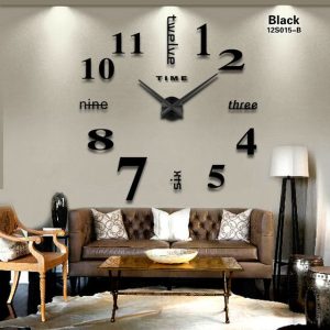 Laser Cut Contemporary Living Room Wall Clock CDR File Laser Cut Contemporary Living Room Wall Clock CDR File