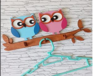 Laser Cut Owl Hanger CDR File Free