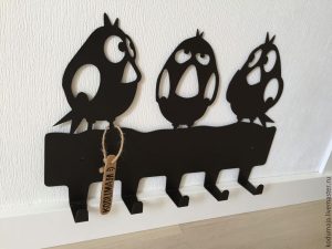 Laser Cut Owl Hanger CDR Free Vector