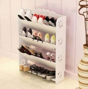 Laser Cut Shoe shelf Shoe shelf Vector File free