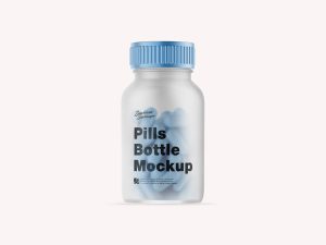 Plastic Pills Bottle Mockup Plastic Pills Bottle Mockup