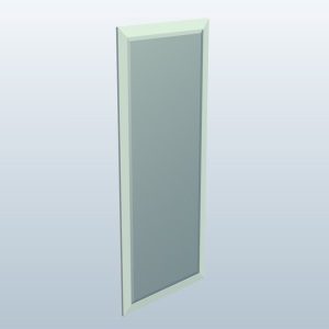 Rectangular MirrorWhite V1 3D Model Rectangular MirrorWhite V1 3D Model