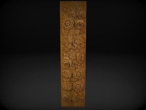 Roses Flowers Decorative Overlays, Decorative Relief Woodworking, CNC Wood Carving Design, 3D STL for CNC Router Roses Flowers Decorative Overlays, Decorative Relief Woodworking, CNC Wood Carving Design, 3D STL for CNC Router