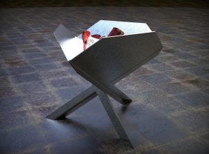 Simple Sheet Metal Fireplace Drawing