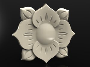 Socket 3D relief model STL FILE FREE 47