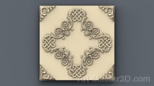 Socket 3D relief model STL FILE FREE 55