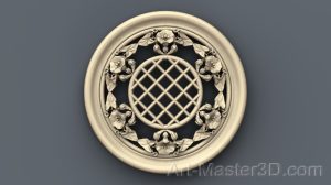 Socket 3D relief model STL FILE FREE 57
