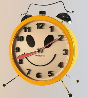 Table Clock Free 3D models for CNC and STL 3D printers